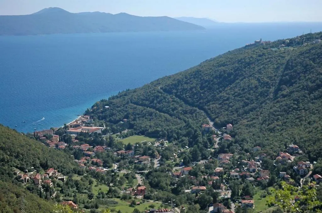 Studio Apartment In Moscenicka Draga With Sea View, Balcony, Air Conditioning, Wi-Fi